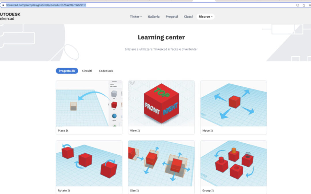 Tinkercad – link utili