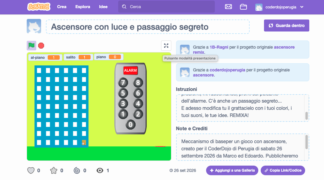Che cosa abbiamo fatto nel corso del CoderDojo di sabato 26 settembre…
